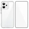Coque transparente Oppo Reno 14 5G avec protection d'écran en verre tr