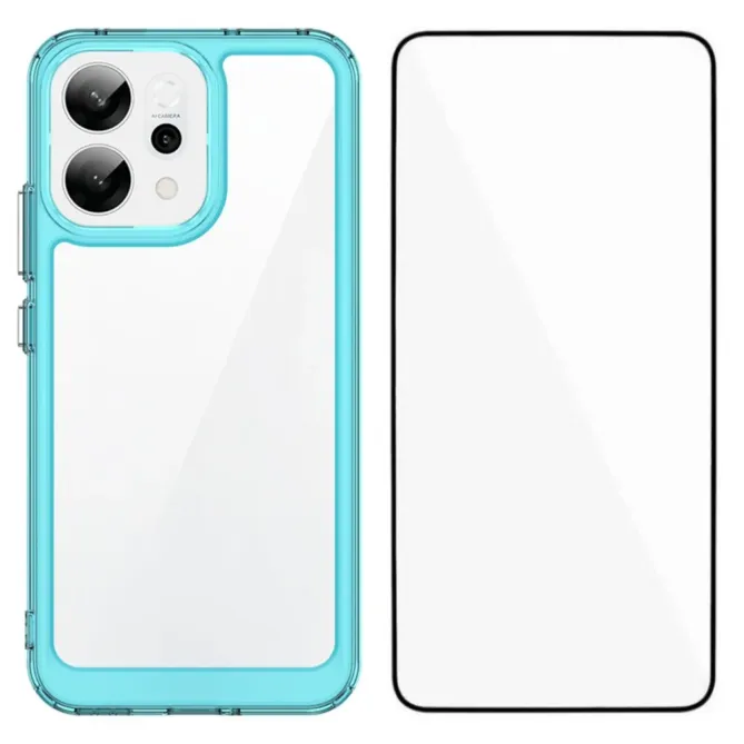 Coque Oppo Reno 14 5G Rugged silicone avec verre trempé
