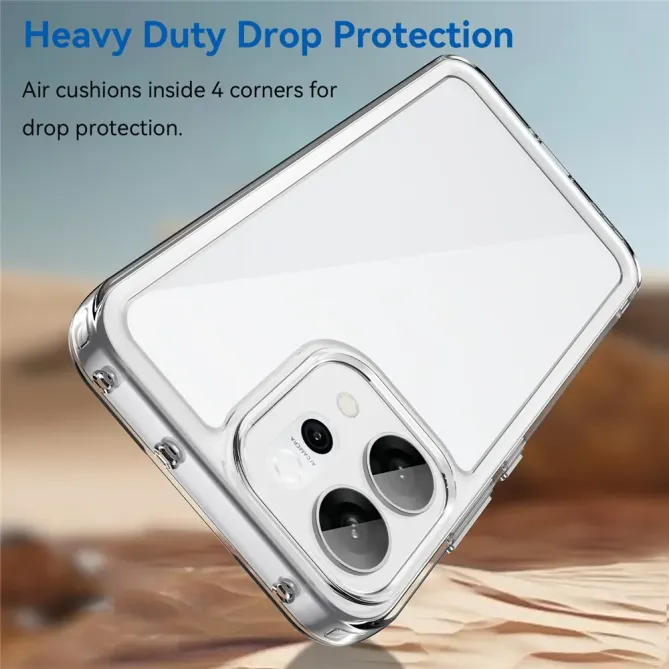 Coque transparente Oppo Reno 14 5G avec protection d'écran en verre tr