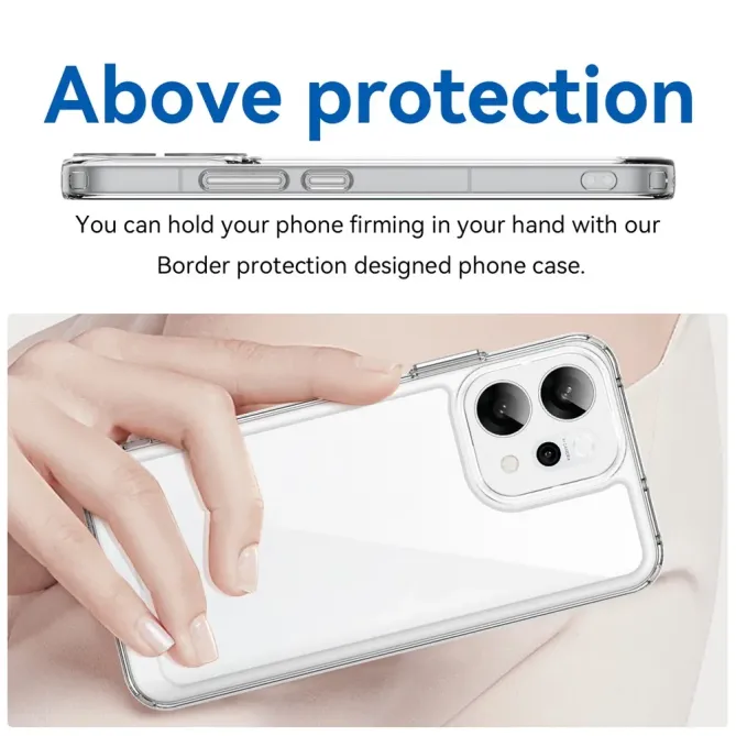 Coque transparente Oppo Reno 14 5G avec protection d'écran en verre tr