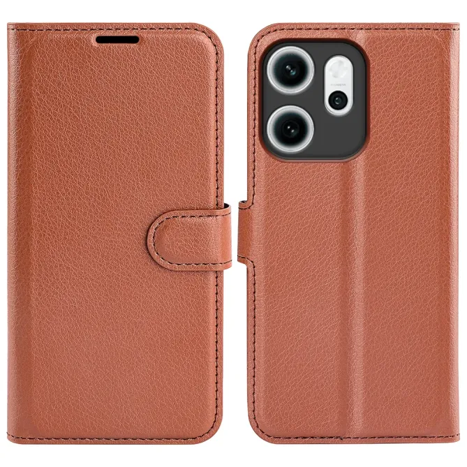 Housse Oppo Reno14 F 5G / 14 FS 5G portefeuille style cuir