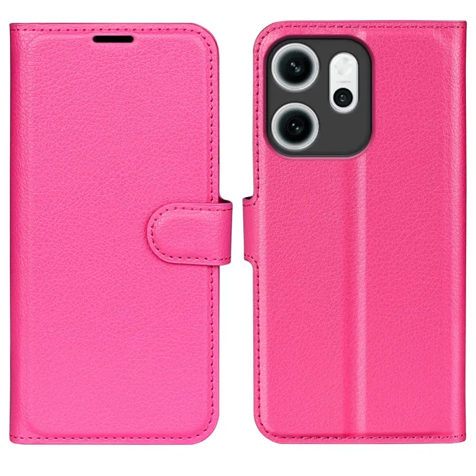 Housse Oppo Reno14 F 5G / 14 FS 5G portefeuille style cuir