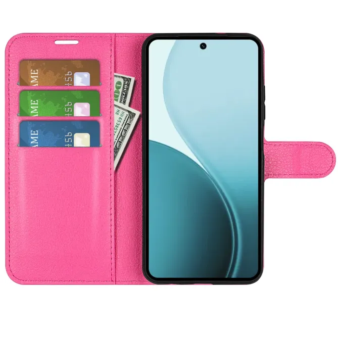 Housse Oppo Reno14 F 5G / 14 FS 5G portefeuille style cuir