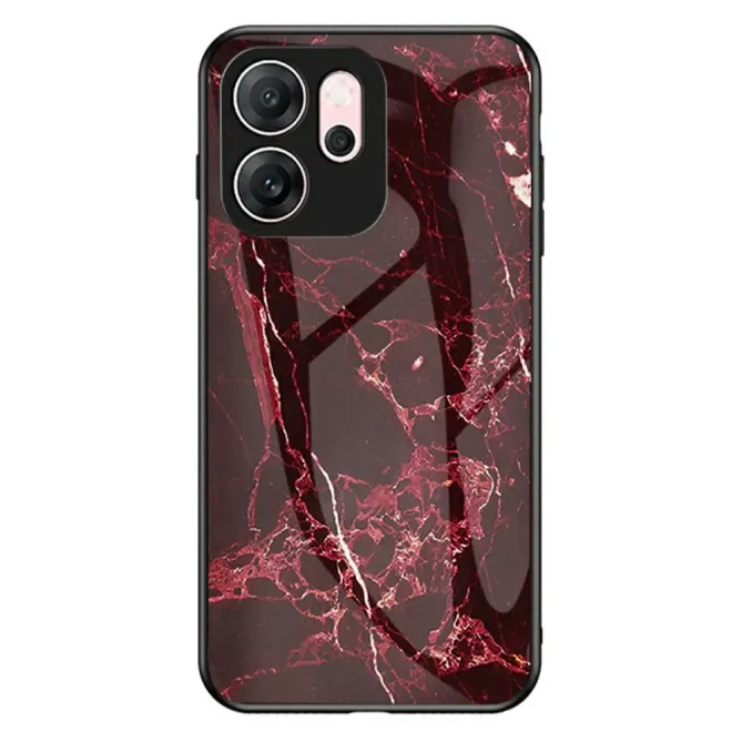 Coque Oppo Reno14 F 5G / 14 FS 5G Marbre Rouge | Rosso