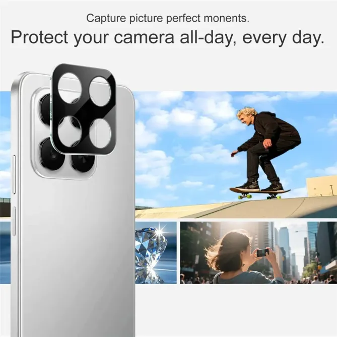 Protections en verre trempé Honor 400 Smart pour lentille arrière (2 p