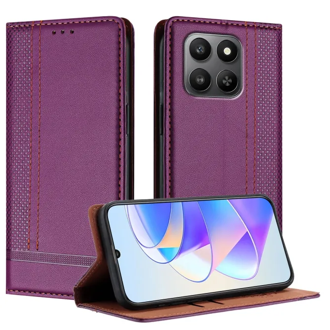 Housse Honor 400 Smart 5G / 4G Lignes Structurées avec Porte-Cartes