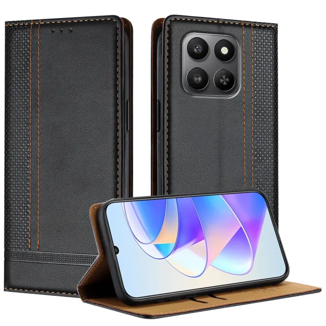 Housse Honor 400 Smart 5G / 4G Lignes Structurées avec Porte-Cartes
