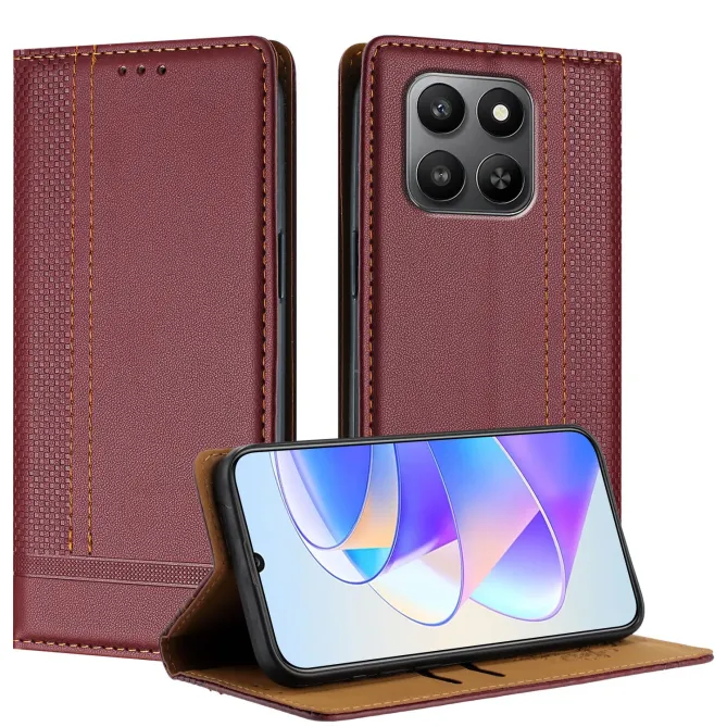 Housse Honor 400 Smart 5G / 4G Lignes Structurées avec Porte-Cartes