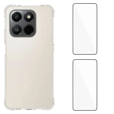 Pack Honor 400 Smart 5G / 4G | Coque Coins Renforcés Transparente avec