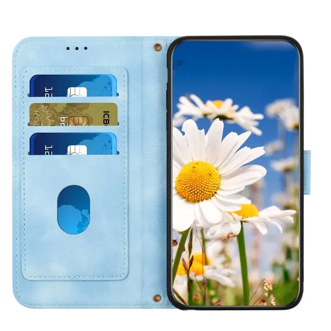 Housse Oppo Reno14 F 5G / 14 FS 5G Florale avec Dragonne