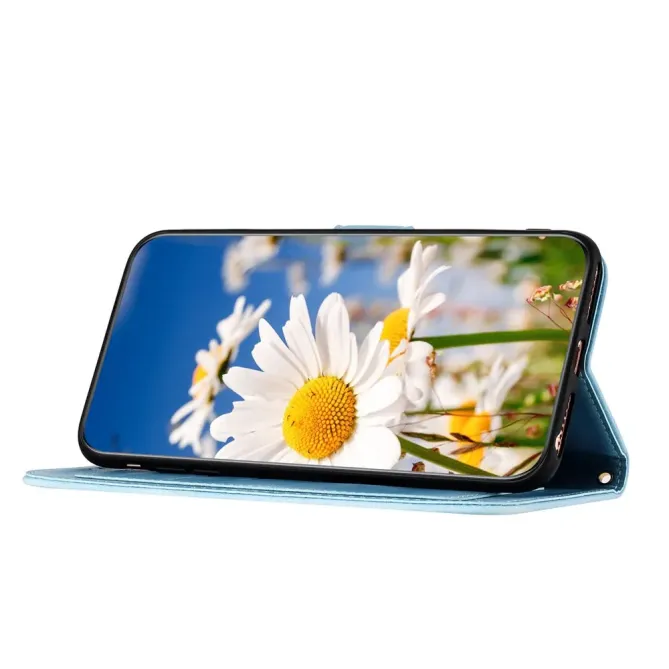 Housse Oppo Reno14 F 5G / 14 FS 5G Florale avec Dragonne