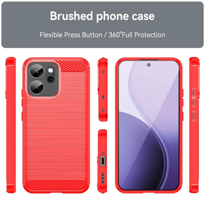 Coque Oppo Reno14 F 5G / 14 FS 5G flexible effet brossé