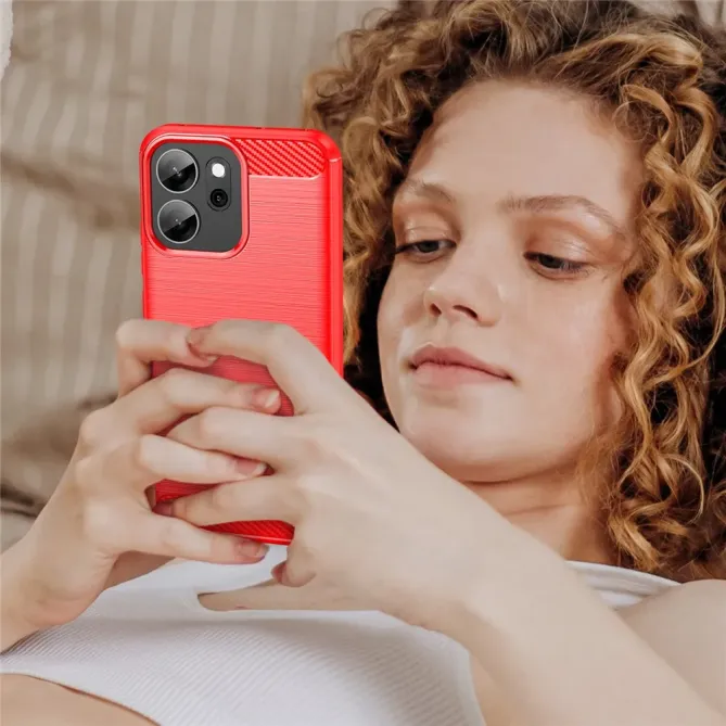 Coque Oppo Reno14 F 5G / 14 FS 5G flexible effet brossé