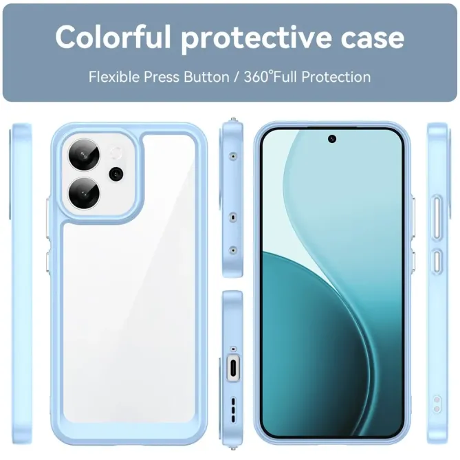 Coque Oppo Reno14 F 5G / 14 FS 5G Transparente Contour Couleuré