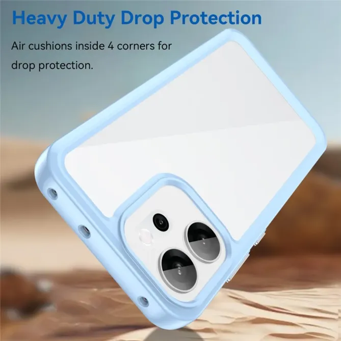 Coque Oppo Reno14 F 5G / 14 FS 5G Transparente Contour Couleuré