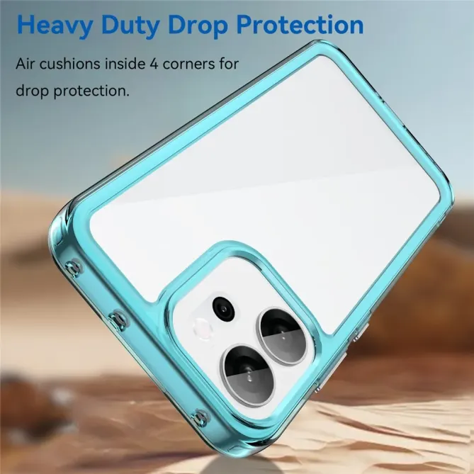 Coque Oppo Reno14 F 5G / 14 FS 5G Transparente Contour Couleuré