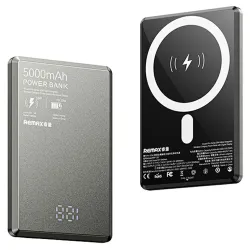 Batterie Externe Magnétique 5000mAh Écran Digital