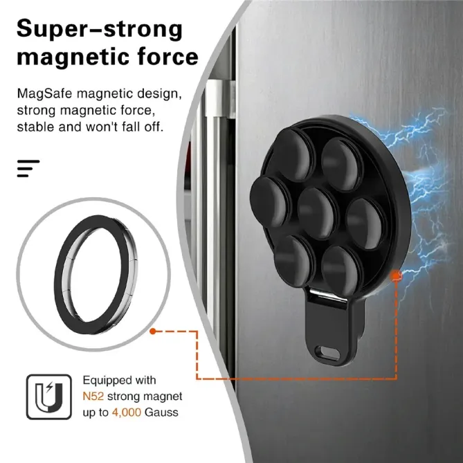 Support Magnétique MagSafe Miroir Intégré