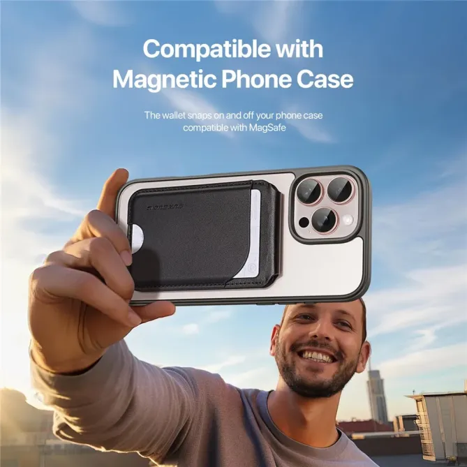 Porte-Cartes Magnétique MagSafe Pliable en Support