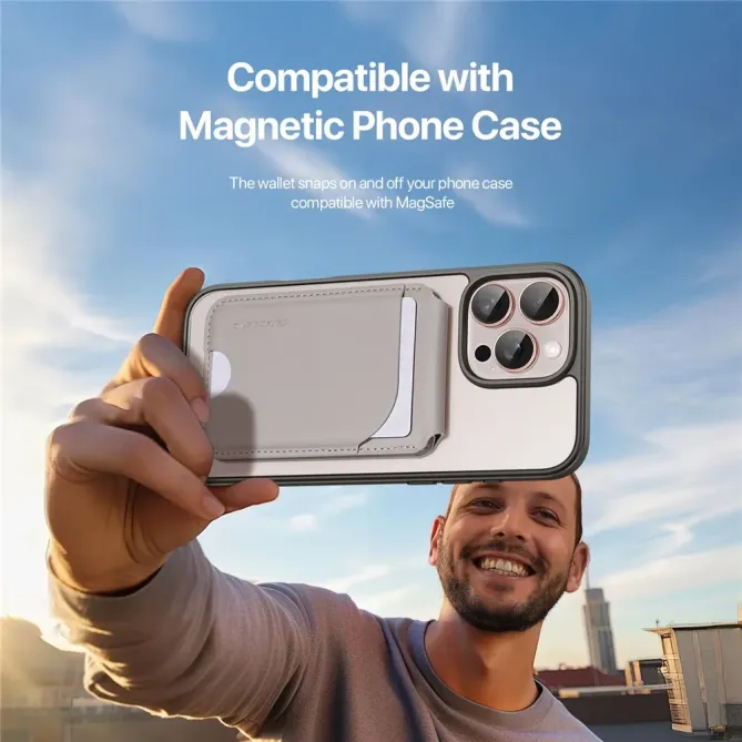 Porte-Cartes Magnétique MagSafe Pliable en Support