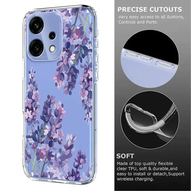 Coque Oppo Reno14 F 5G / 14 FS 5G Motif Glycine