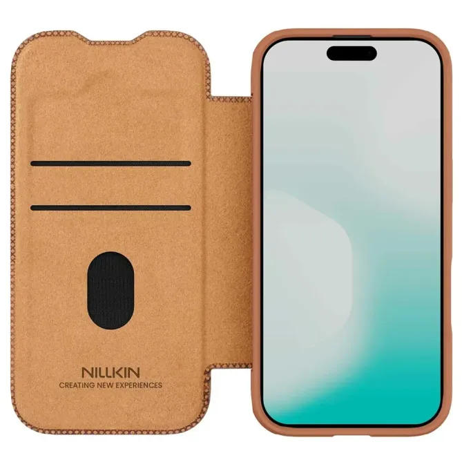 Flip Cover iPhone 17 Qin Series avec cache objectifs
