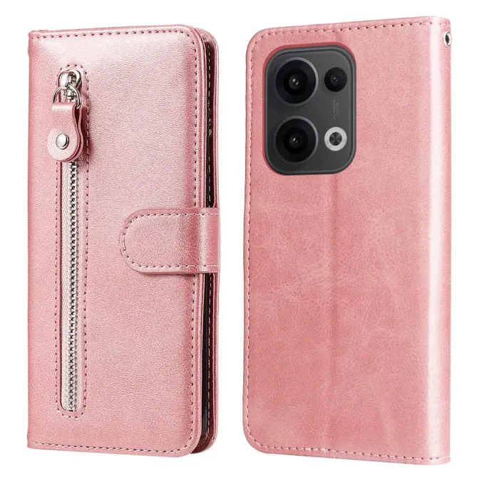 Housse Oppo Reno14 F 5G / 14 FS 5G Zipper Pocket Fonction Support
