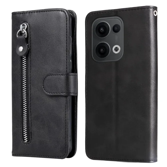 Housse Oppo Reno14 F 5G / 14 FS 5G Zipper Pocket Fonction Support