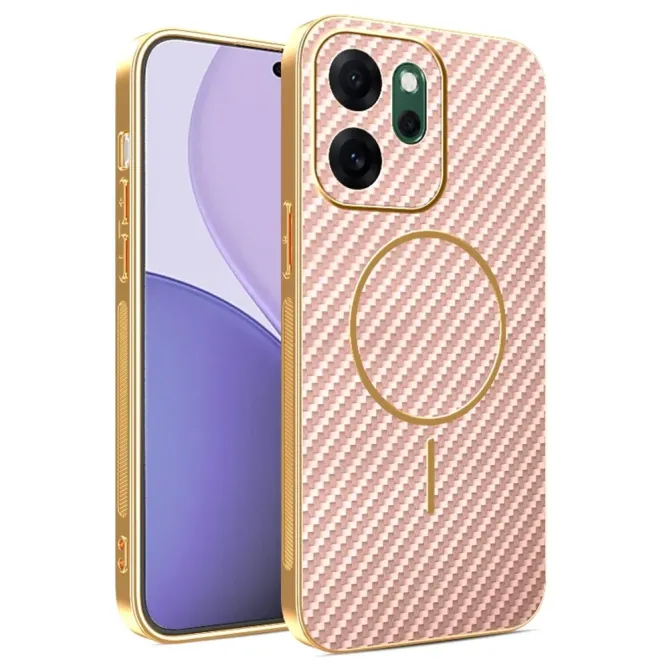 Coque Oppo Reno14 F 5G / 14 FS 5G Texture Carbone MagSafe