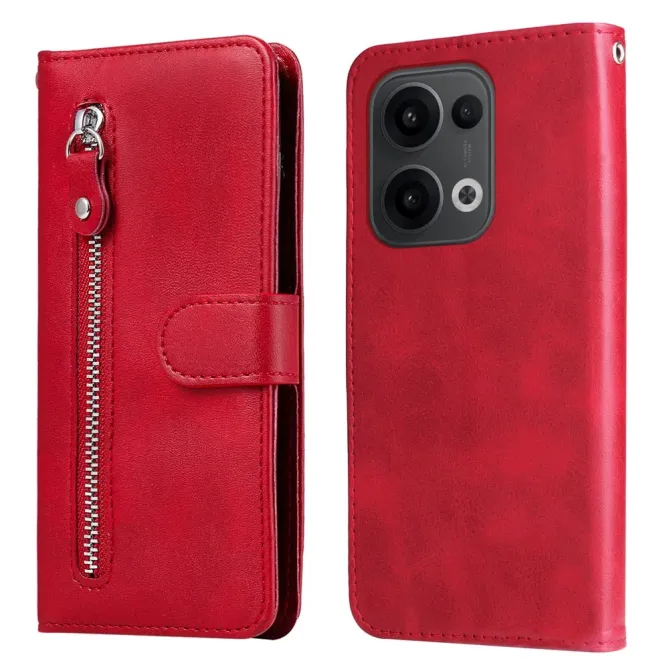 Housse Oppo Reno14 F 5G / 14 FS 5G Zipper Pocket Fonction Support