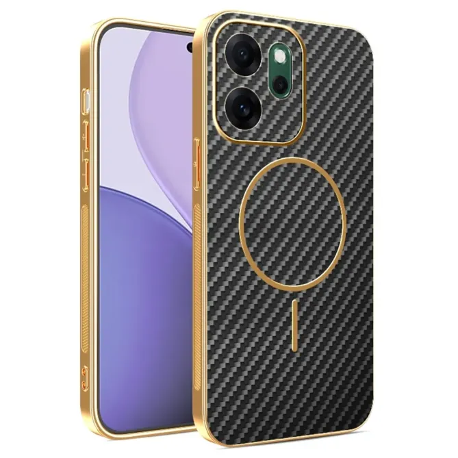 Coque Oppo Reno14 F 5G / 14 FS 5G Texture Carbone MagSafe
