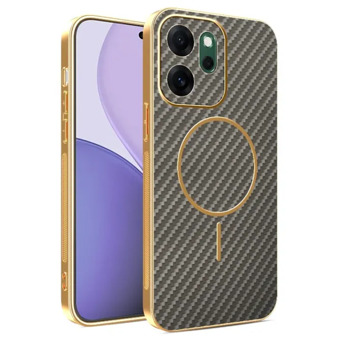 Coque Oppo Reno14 F 5G / 14 FS 5G Texture Carbone MagSafe