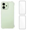 Pack Oppo Reno14 F 5G / 14 FS 5G | Coque Coins Renforcés Transparente 