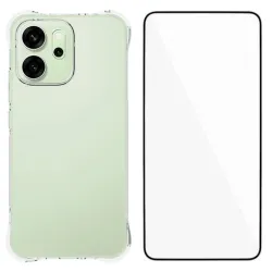 Pack Oppo Reno14 F 5G / 14 FS 5G | Coque Coins Renforcés Transparente 