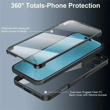 Coque iPhone 17 intégrale 360 degrés