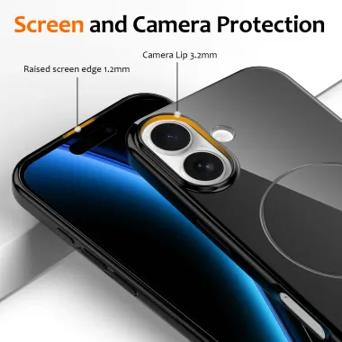 Coque iPhone 17 Brillante MagSafe avec Lanière