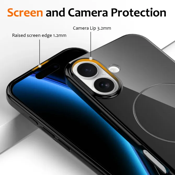 Coque iPhone 17 Brillante MagSafe avec Lanière