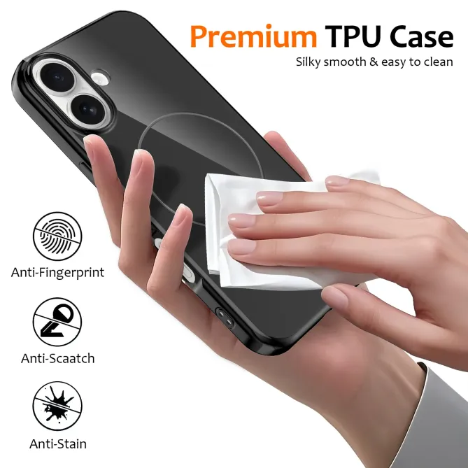 Coque iPhone 17 Brillante MagSafe avec Lanière