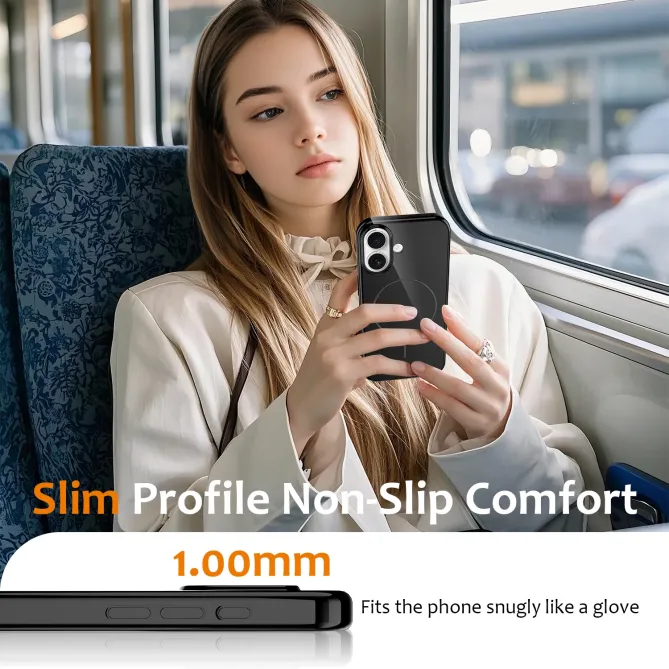 Coque iPhone 17 Brillante MagSafe avec Lanière