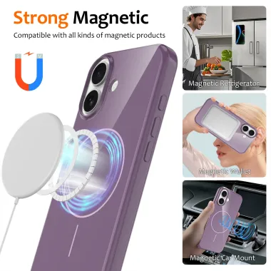 Coque iPhone 17 Brillante MagSafe avec Lanière Violet - photo 9