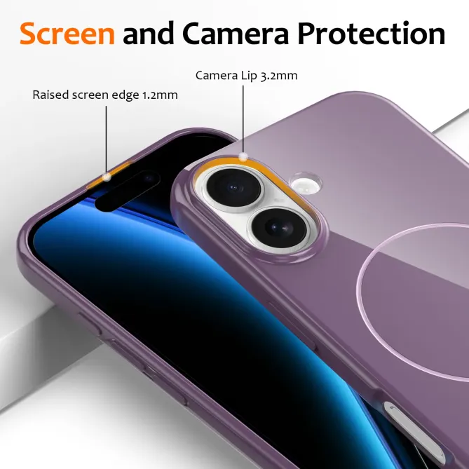 Coque iPhone 17 Brillante MagSafe avec Lanière