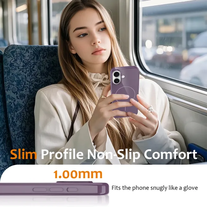 Coque iPhone 17 Brillante MagSafe avec Lanière