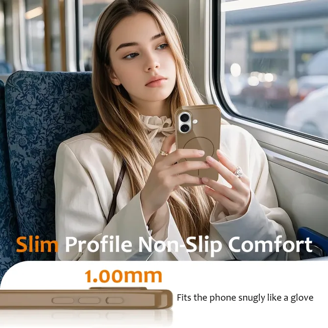 Coque iPhone 17 Brillante MagSafe avec Lanière