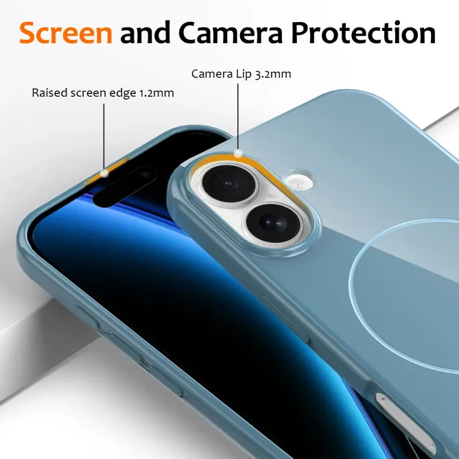 Coque iPhone 17 Brillante MagSafe avec Lanière