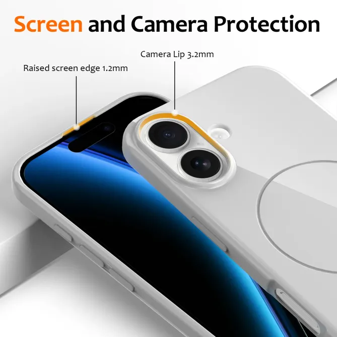 Coque iPhone 17 Brillante MagSafe avec Lanière