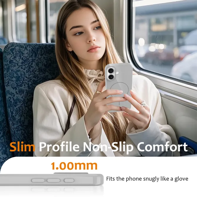 Coque iPhone 17 Brillante MagSafe avec Lanière