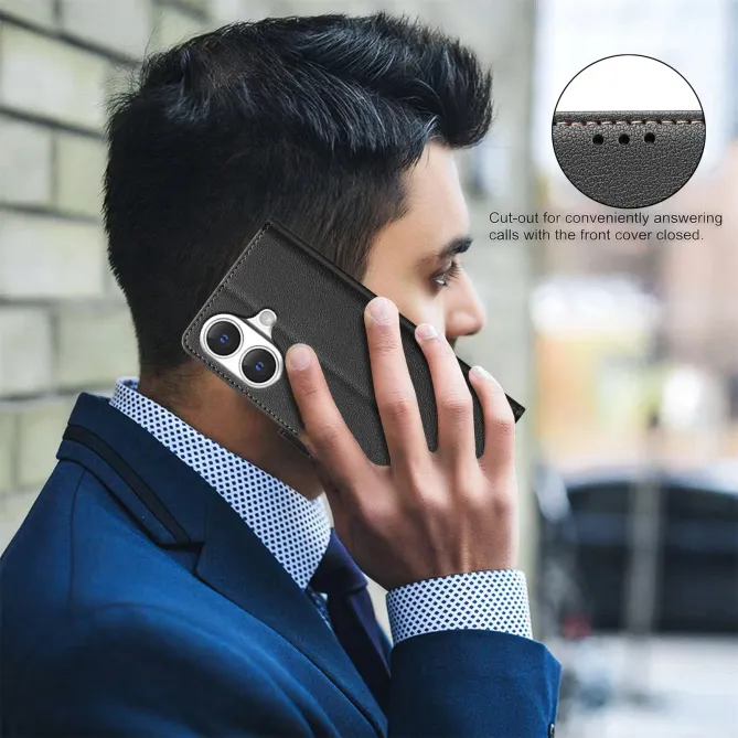 Housse iPhone 17 Porte-Cartes en Simili Cuir | BF32