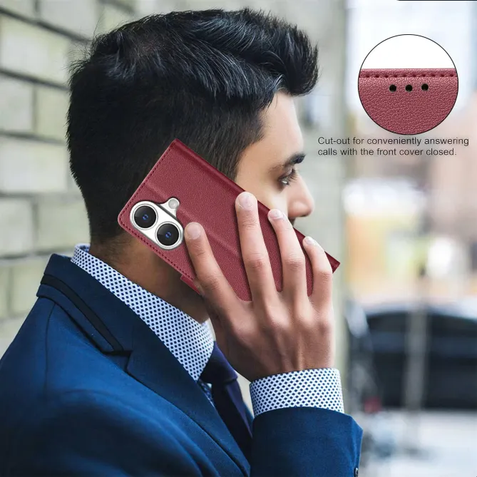 Housse iPhone 17 Porte-Cartes en Simili Cuir | BF32