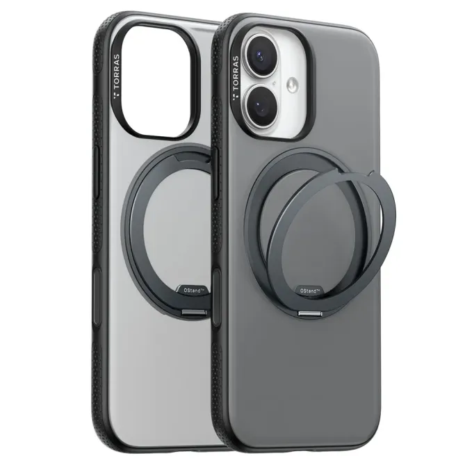Coque iPhone 17 à Support en Acier