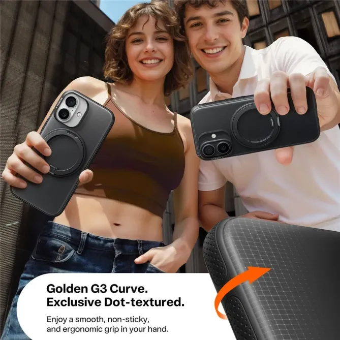 Coque iPhone 17 à Support en Acier
